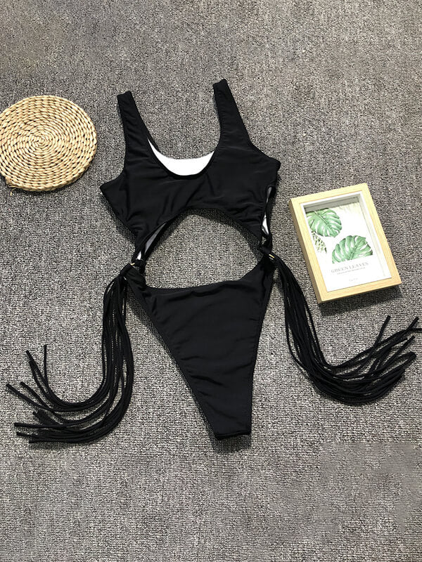Goosudu Cutout Tassel One Piece