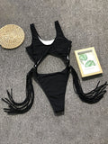 Goosudu Cutout Tassel One Piece