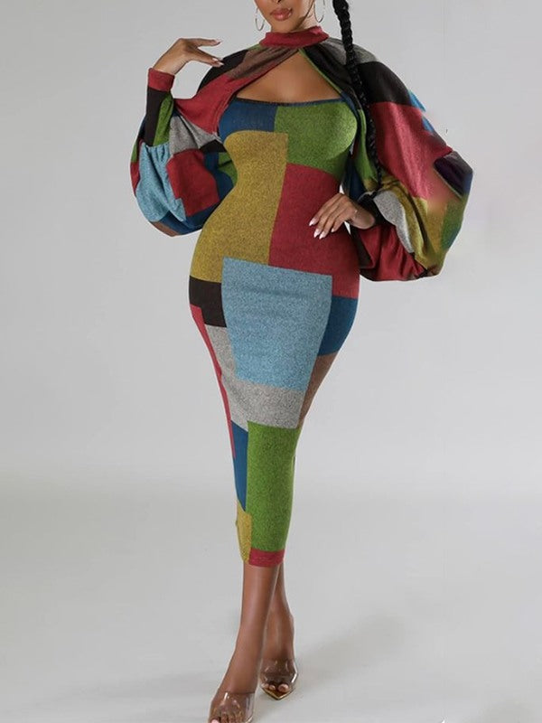 Goosudu Colorblock Dress