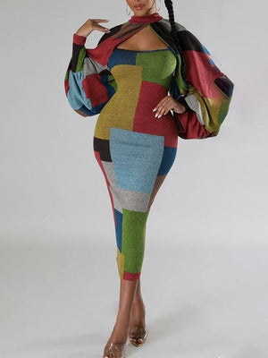 Goosudu Colorblock Dress