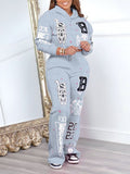 Goosudu Printed Hoodie & Pants Set