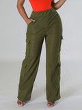 Goosudu Solid Cargo Pants