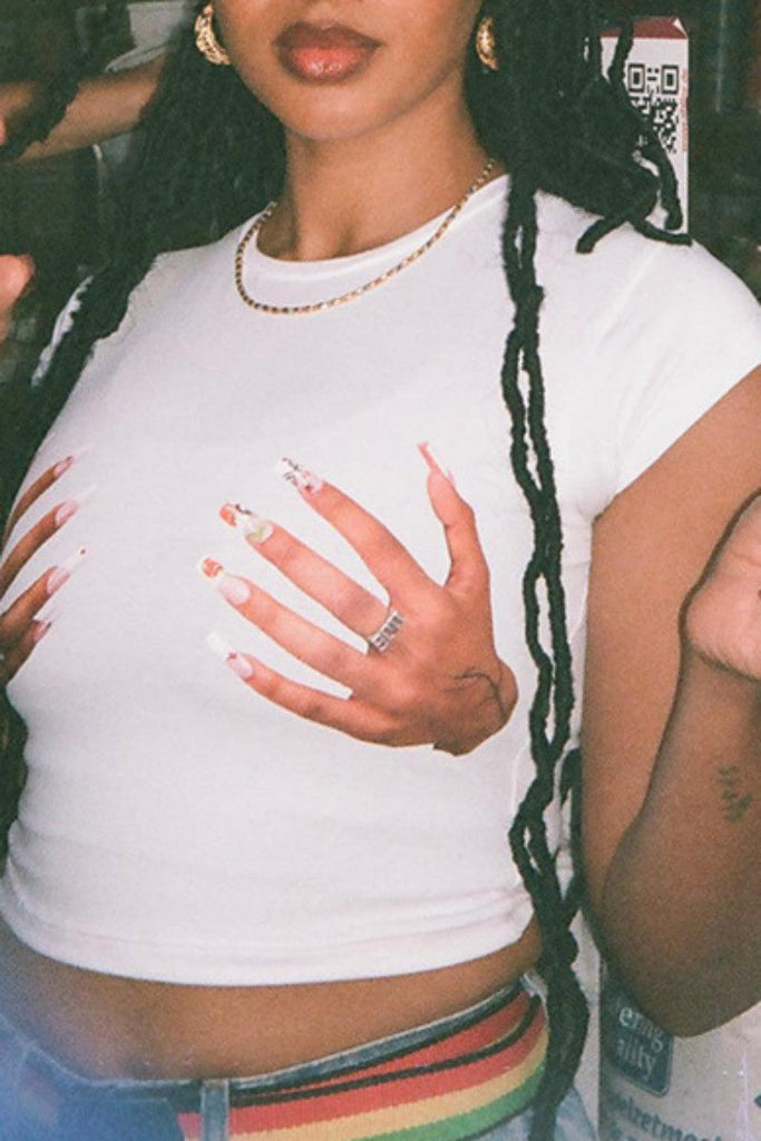 Goosudu Casual Print Basic O Neck T-Shirts