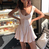 goosudu  vintage ladies dresses beach ruffle yellow casual mini sexy dress vestidos bohemian elegant Summer dress