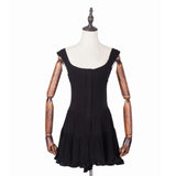 goosudu  vintage ladies dresses beach ruffle yellow casual mini sexy dress vestidos bohemian elegant Summer dress