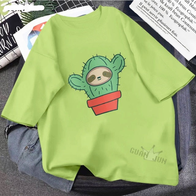Skateboard Frog Dinosaur Cute Graphic Tee Women Tshirt Green Aesthetic Oversized T Shirt Harajuku Casual Summer Tops
