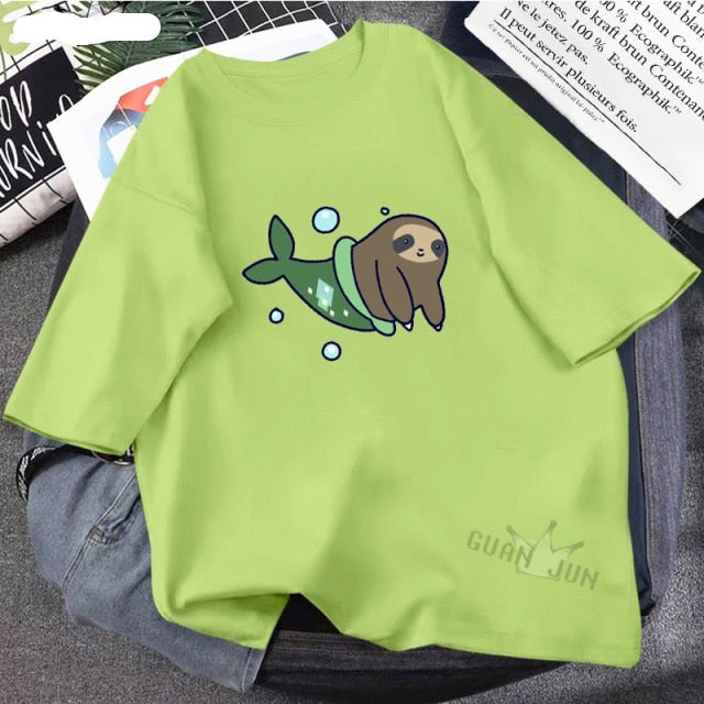 Skateboard Frog Dinosaur Cute Graphic Tee Women Tshirt Green Aesthetic Oversized T Shirt Harajuku Casual Summer Tops