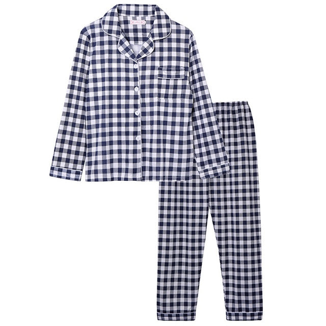 Goosudu Women's Pajamas Set Soft Pyjamas Plus Size Women's Clothes Homewear Spring Sleepwear 2 Piece Set Sleeping Shirt Home Wear