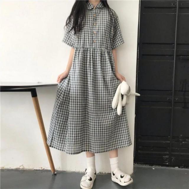 Street Japanese Lolita Dress Womens Dresses Spring Autumn Women Long Midi Dress Kawaii Dress Vintage Black Chic Dress Xxl