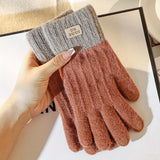 1 Pair of Cozy Winter Touch Screen Gloves - Warm, Knitted, One Size Fits All, Unisex Design for Women and Men, Perfect for Cold Weather