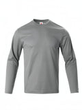 Stretchy Thermal Long Sleeve Top - Men's Trendy Base Layer Shirt for Outdoor Indoor Activities - Warm, Breathable, Moisture-Wicking, Quick-Drying, Soft, and Comfortable Underwear Tops for Casual Wear