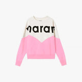 24ss New Designer sweatshirt hoodie isabels marant classic Cotton Round Neck Women Hot Letter Flocking Print Casual Versatile Pullover Hoodies Sweater Tide Tops