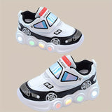 Vibrant Low-Top Sneakers for Boys - Shock-Absorbing, Non-Slip, Light-Up Casual Shoes for All Seasons - Fun, Breathable, and Comfortable Sneakers