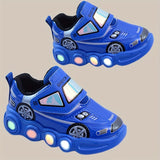 Vibrant Low-Top Sneakers for Boys - Shock-Absorbing, Non-Slip, Light-Up Casual Shoes for All Seasons - Fun, Breathable, and Comfortable Sneakers