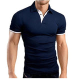 GOOSUDU New Arrival Summer T-shirt Paul Men's Short-Sleeved Shirt Popular Fashion Polo Shirt