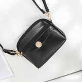 GOOSUDU 2025 new soft leather messenger small bag middle-aged large-capacity women's bag fashion hand mother bag shopping mobile phone bag