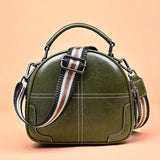 2025 New New trendy luggage, leather goods, solid color messenger bag, genuine leather sewing line women's shoulder bag, one piece is sent on behalf of others.