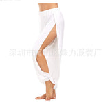 GOOSUDU Cross-Border  Wishebay New HOTan and NEWn Style Women Sports High Slit Hippie Harem Pants Yoga Pants