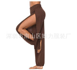 GOOSUDU Cross-Border  Wishebay New HOTan and NEWn Style Women Sports High Slit Hippie Harem Pants Yoga Pants