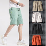 GOOSUDU Foreign Trade Cross-Border Youth Trendy Shorts Men's Fifth Pants Solid Color Casual Pants  Summer Sports Beach Pants Men