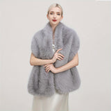 Luxurious Faux Fur Shawl - Luxurious Widening Design, Exquisitely Elegant Style, Rich Solid Color, Exceptionally Warm and Cozy, Thick and Plush Texture - Versatile Scarf for Formal Banquet and Wedding Occasions, Ideal for Outdoor Party and Social Events,