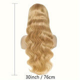 Honey Blonde Lace Front Wig Human Hair 27# Colored Human Hair Lace Front Wigs 13x6 Body Wave Glueless Lace Front Wigs Human Hair 180% Density 22 26 28 30 32Inch