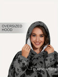 Cozy Wearable Blanket Hoodie - Soft, Warm, and Oversized Sweatshirt with Blanket Sleeves, Perfect for Relaxation, Gift for Women, and Home Lounging