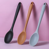 1pc Premium Silicone Spoon - Ladles for Cooking, Mixing, Serving, and Salad Preparation - Heat Resistant, Non-Stick, and Easy to Clean Kitchen Essential