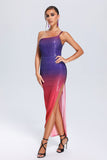 goosudu Serren Gradient Sequin Dress