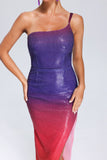 goosudu Serren Gradient Sequin Dress