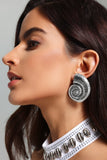 goosudu Margo Metallic Conch Earrings