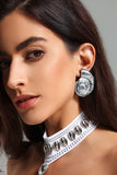 goosudu Margo Metallic Conch Earrings