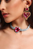 goosudu Selly Heart Shape Diamond Necklace