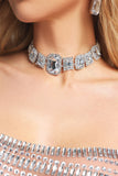 goosudu Liara Square Rhinestone Chocker