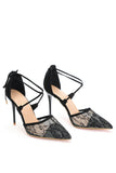 goosudu Umeko Lacke Strappy Toe Stiletto Pumps