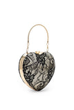 goosudu Lacie Lace Heart Handle Bag