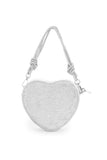 goosudu Mikao Diamante Heart Handle Bag