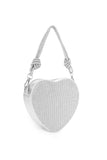 goosudu Mikao Diamante Heart Handle Bag