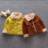 22 Boys New Coat Fleece-lined Children Padded Top Autumn and Winter New Baby Winter Clothes Children Thickened Coat