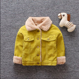 22 Boys New Coat Fleece-lined Children Padded Top Autumn and Winter New Baby Winter Clothes Children Thickened Coat