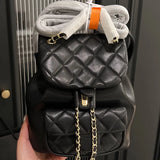 Designer Backpack C Bag Designer Bag Backpack Luxury Bag Women Bag Back Bag Classic Diamond Stripe Bag Hobo Bag Chain Fashion Shopping Wallet Real Leather