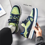 goosudu Kimpossible-100 Lime Green Flat Sneakers