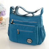 Women's Bag  New Lightweight Washed Nylon Cloth Bag Women's Messenger Bag Shoulder Bag Cross-Border Trendy Casual Shoulder Bag