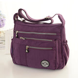Women's Bag  New Lightweight Washed Nylon Cloth Bag Women's Messenger Bag Shoulder Bag Cross-Border Trendy Casual Shoulder Bag