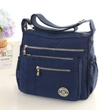 Women's Bag  New Lightweight Washed Nylon Cloth Bag Women's Messenger Bag Shoulder Bag Cross-Border Trendy Casual Shoulder Bag