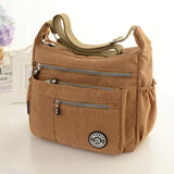 Women's Bag  New Lightweight Washed Nylon Cloth Bag Women's Messenger Bag Shoulder Bag Cross-Border Trendy Casual Shoulder Bag