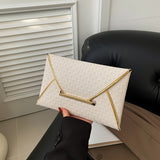 Classic Solid Color Geometric Pattern Clutch Wallet, Minimalist Coin Purse, Textured Women's Wallet