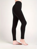 Fleece Liner Soft Yoga Pants, High Waist Stretchy Slim Fit Yoga Leggings, Women's Activewear