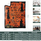 1 Pc Witch Blanket Halloween Throw Blankets For Women Witch Flannel Fleece Blankets For Couch Sofa Bed Chair Decor Halloween Decorations Blanket 60x80in, Soft Flannel Throw Blanket