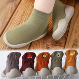Ultra-Soft Baby Boys Slip-On Sock Shoes - Hassle-Free Walking with Secure Grip - Perfect for Indoor & Outdoor Playtime, All Seasons